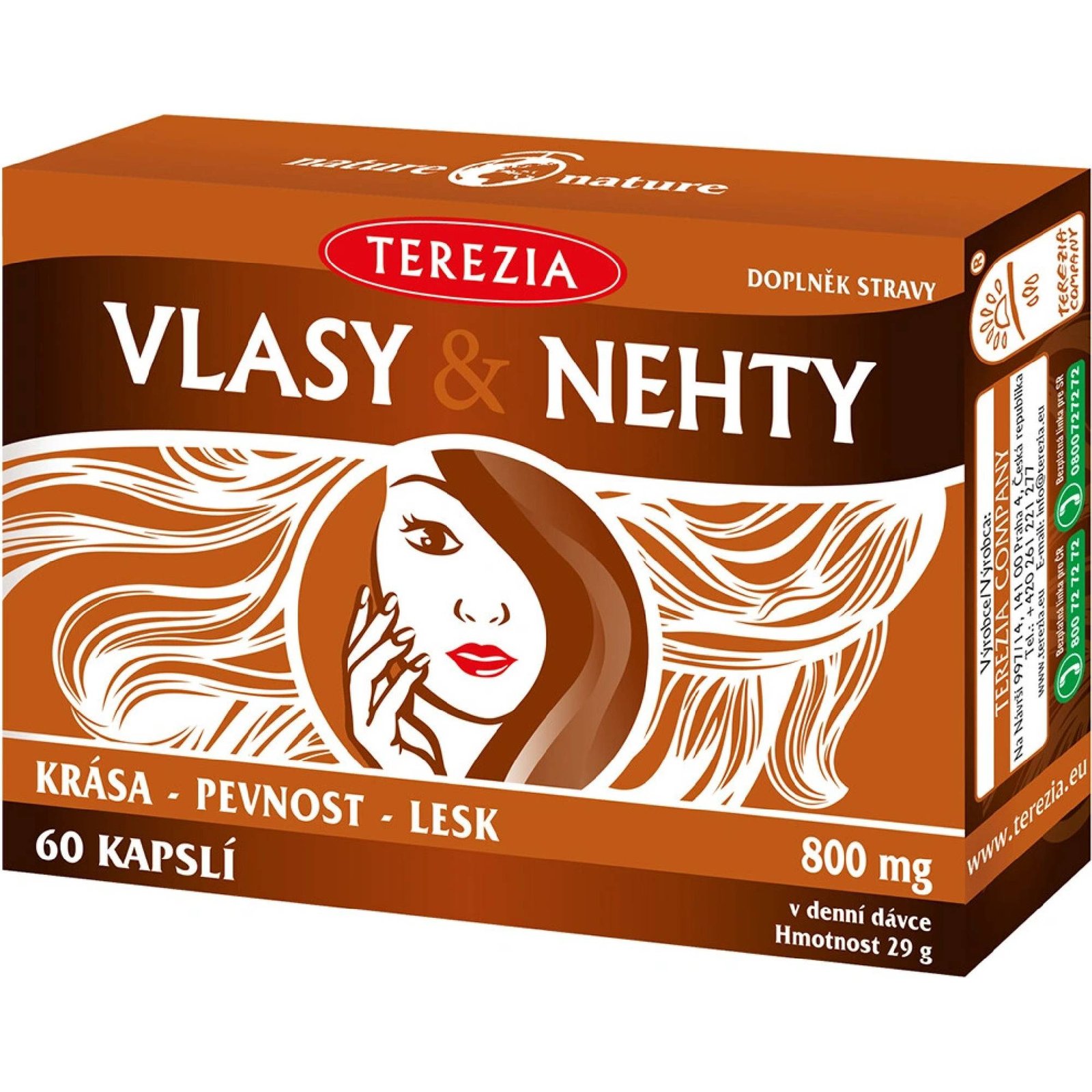 Terezia Vlasy & Nehty 60 kapslí